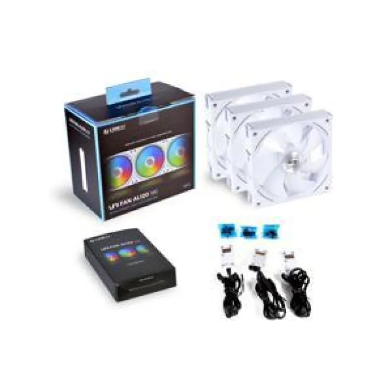 Lian Li UNI FAN AL120 RGB Case Fan (3pcs Pack) - 黑色