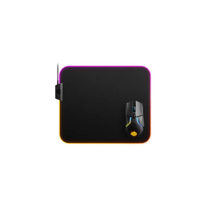 SteelSeries QcK Prism Cloth RGB 布質滑鼠墊 - Medium