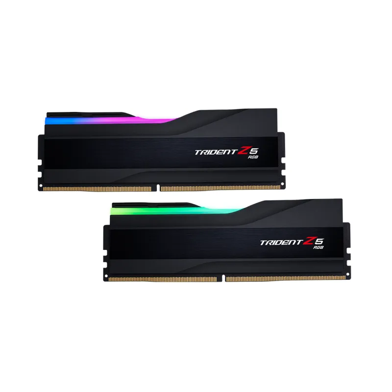 G.Skill Trident Z5 RGB BLACK/SILVER DDR5 5600MHz 32GB (16GB x 2) - 黑色