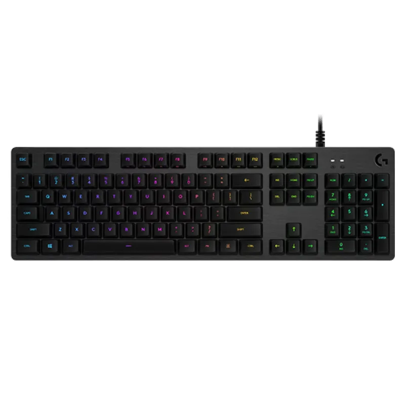 Logitech G512 CARBON LIGHTSYNC RGB Mechanical Gaming Keyboard - 青軸