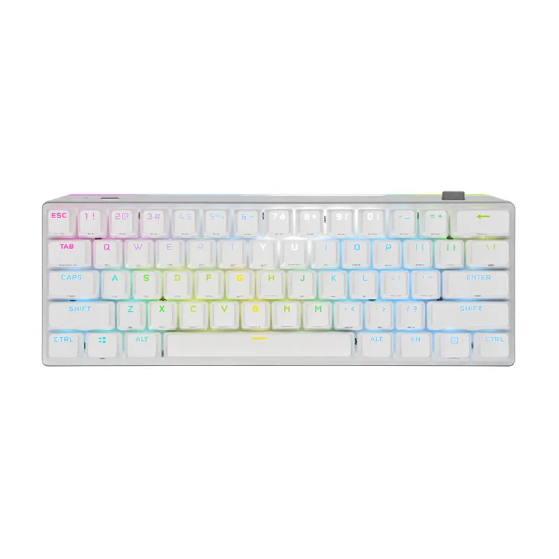 Corsair K70 PRO RGB Mini Wireless 機械式電競鍵盤 (黑色/白色) - 黑色 / 紅軸