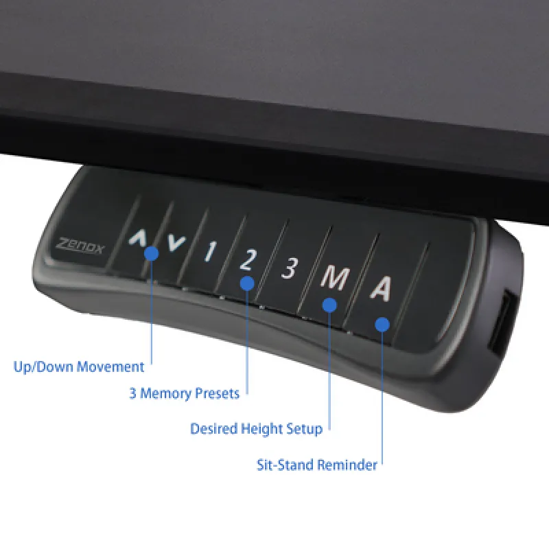 ZenoX Hades ARGB 冥王電競枱 Gaming Desk Pro 3.0 (1.2M/1.5M/1.8M) (升降版) - 1.2M