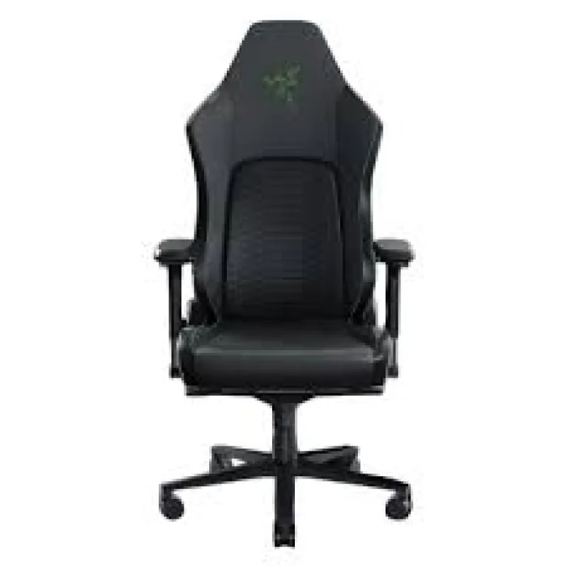 Razer Iskur V2 Gaming Chair with Built-In Lumbar Support 人體工學電競椅 連記憶泡綿頭枕 - 黑色
