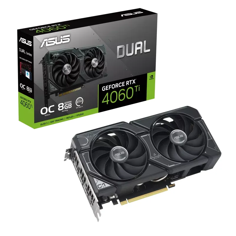 【夏日優惠】ASUS 華碩 Dual GeForce RTX 4060 Ti OC 顯示卡 8GB GDDR6