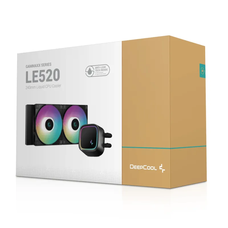 DEEPCOOL LE520 ARGB 240mm 水冷散熱器 - 黑色