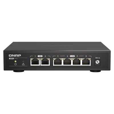 QNAP QSW-2104-2T 無網管型交換器 2埠 10GbE 4埠 2.5GbE 60Gbps