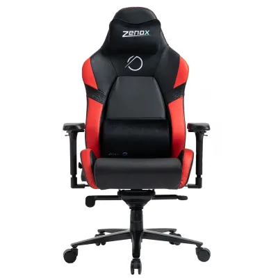 Zenox Jupiter-MK2 Gaming Chair (Leather/Red)