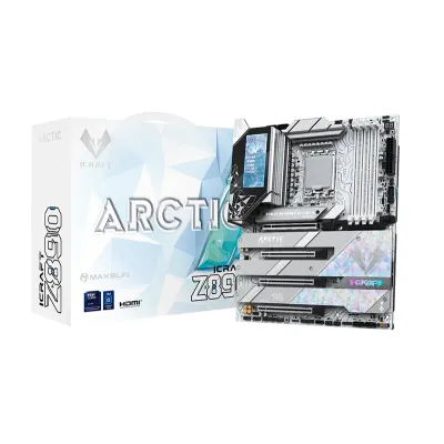 MAXSUN 銘瑄 iCraft Z890 Arctic 白色 ATX 底板