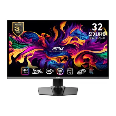 MSI MPG321URX 32" MONITOR 量子點電競顯示器 (4K UHD 240Hz 0.03ms 10 bits ClearMR 13000 True Black 400 )