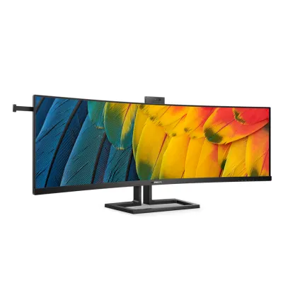 Philips 45B1U6900CH 45" 5K QHD VA 75Hz 1500R 曲面顯示器 內置喇叭 PIP PBP HDR400 USB-C Webcam