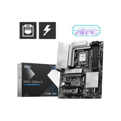 MSI 微星 PRO Z890-P ATX 白色主機板 (DDR5)