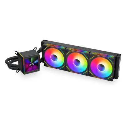 LIAN LI 聯力GALAHAD II LCD SL-INF 360 Liquid CPU Cooler 水冷散熱器 360mm - 黑色