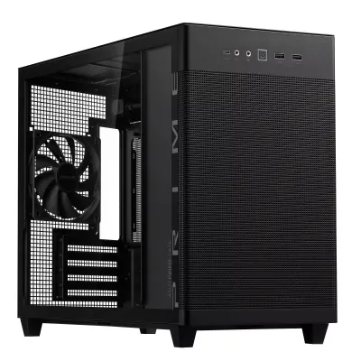 ASUS PRIME AP201 Mirco-ATX 簡約機箱 (Tempered Glass version) - 黑色