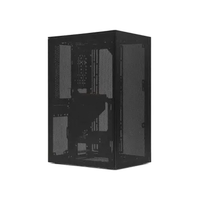 SSUPD Meshroom S V2 Full Mesh Mini-ITX 機箱 (w/ PCIe 5.0 Riser Cable) - Black 黑色