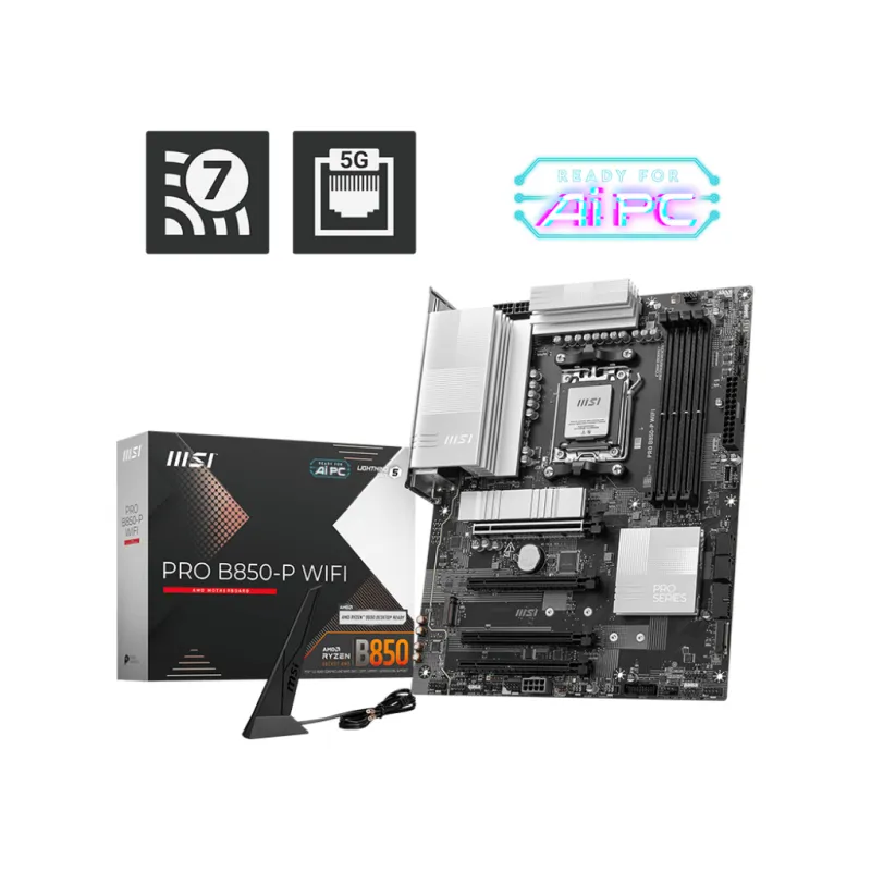 MSI 微星 PRO B850M-P MATX WIFI 主機底板