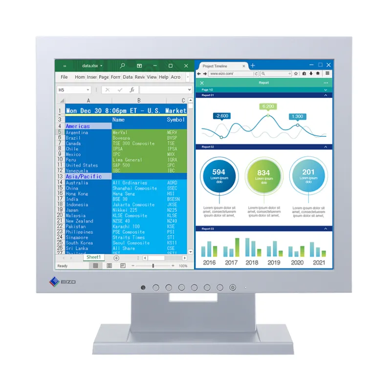 EIZO  S1504-T Monitor文書顯示器15"VA  1024 x 768Long-term supply model